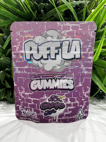 PUFF LA GUMMIES- HASH INFUSED 500mg- GRAPE
