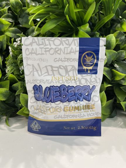 California Honey-Infused Gummies- Blueberry