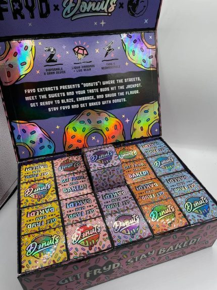 Donuts by fryd 2g live resin liquid diamonds disposable